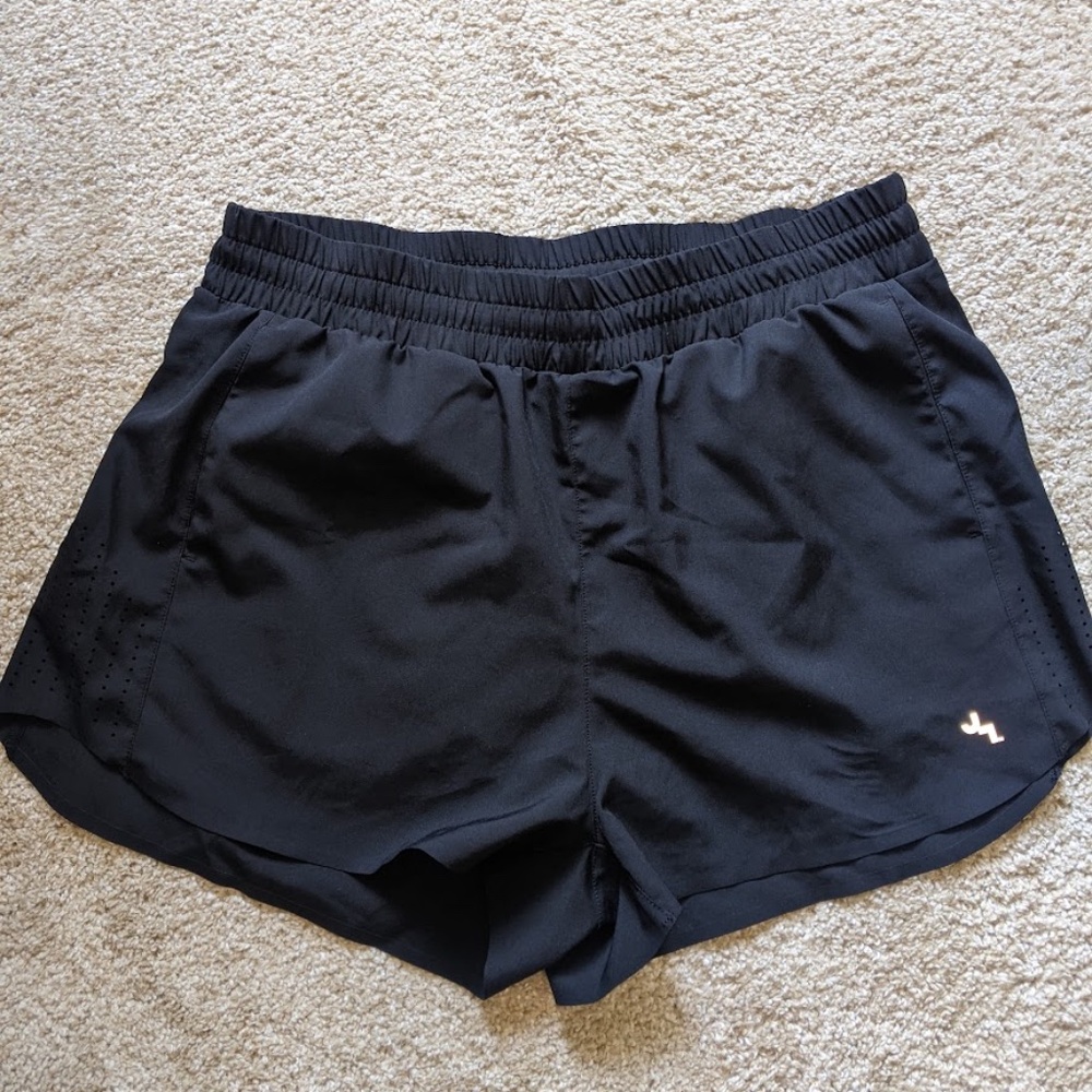 JoyLab Black Workout and Running Shorts -  Medium